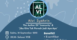 Webinar Inspiratif Bersama Novelis Alvi Syahrin di SMA Muhi Yogya