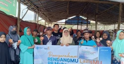 Muhammadiyah Peduli Gizi dengan Berbagi RendangMu Pada Komunitas Pemulung