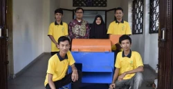 Mahasiswa UMY Berikan Inovasi Pencacah Serabut Kelapa Di Margosari