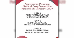 UAD Juara II National Essay Competition PIM 2020 Universitas Tidar Magelang