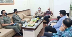 Menuju Gerakan Panca Tertib, Satpol PP Kota Yogyakarta Gandeng UAD Yogyakarta Edukasi Protokol Covid-19
