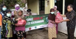 PCM Kalibawang Kulonprogo Bagikan Sembako Gratis