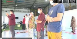 Penyintas Shelter Gose Laksanakan Shalat ‘Idul Adha di Shelter