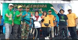 Muhammadiyah Bangunjiwo Timur Songsong Muktamar 48 dengan Bersepeda