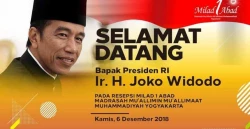 Resepsi Milad Satu Abad Mu&#8217;allimin Mu&#8217;allimaat Dihadiri Presiden Joko Widodo