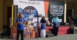 Milad ke-5 Ponpes Al Mujahidin Gunungkidul: Fun Bike dan Senam Sehat