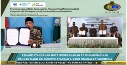 PP Muhammadiyah Teken MoU dengan Bank KB Bukopin dan Bank Muamalat Indonesia