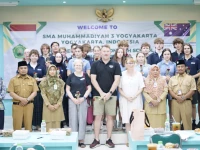 SMA Muga Yogyakarta Dikunjungi Pelajar Australia: Tukar Kebudayaan hingga Tapak Suci Bersama