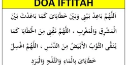 Doa Iftitah Muhammadiyah Lengkap Dengan Makna Serta Keindahannya