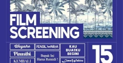 Selesaikan Project Matkul Sinematografi, Mahasiswa Ilkom UMY Screening Film