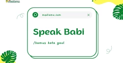 Penjelasan tentang Arti Kata Gaul "Speak Babi"