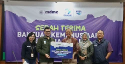 MDMC Dipercaya Danone untuk Salurkan Dana Bantuan Bagi Korban Banjir di Jawa Tengah