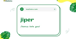 Penjelasan tentang Arti Kata Gaul "Jiper"