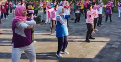 Milad 'Aisyiyah ke-107, PRA Prenggan Gelar Senam Bersama